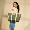 Grand sac cabas Oscar olive - Hindbag